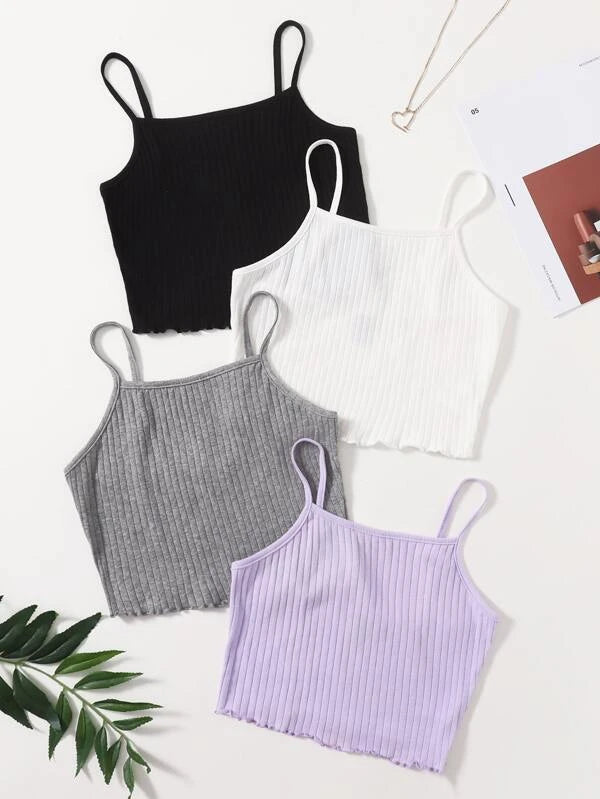 Rib-knit Cami Top