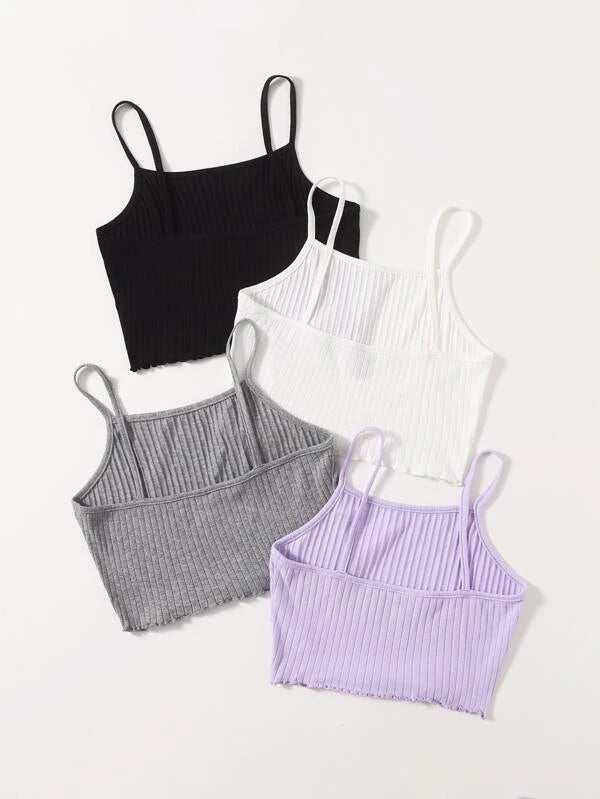 Rib-knit Cami Top