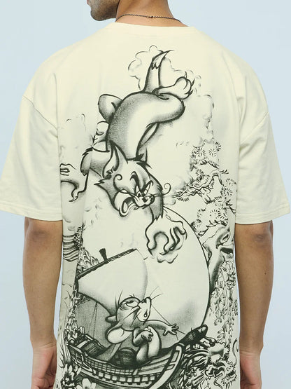 Tom And Jerry Oversized T-Shirt