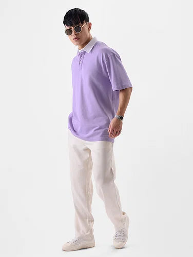 Lavender Oversized Polo