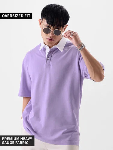 Lavender Oversized Polo