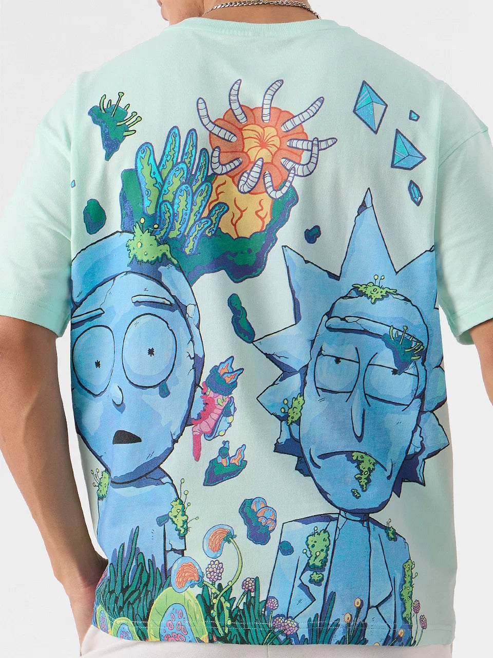 Portal To Happiness - Ricky&Morty Oversized T-Shirt