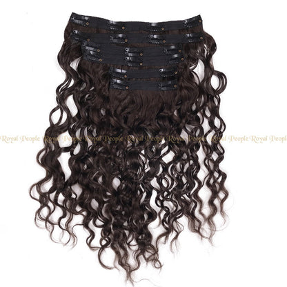 Natural Curly Clip in Hair Extensions