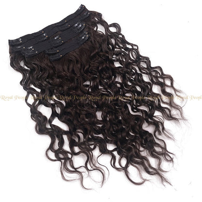 Natural Curly Clip in Hair Extensions