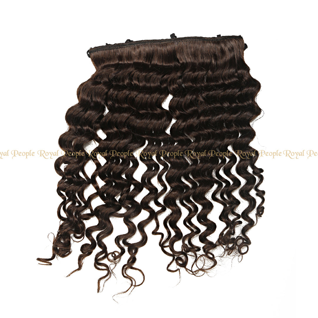 Curly Texture Double Layer Clip In Hair Extension