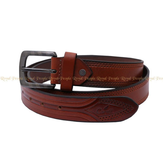 Men Casual Leather Belt