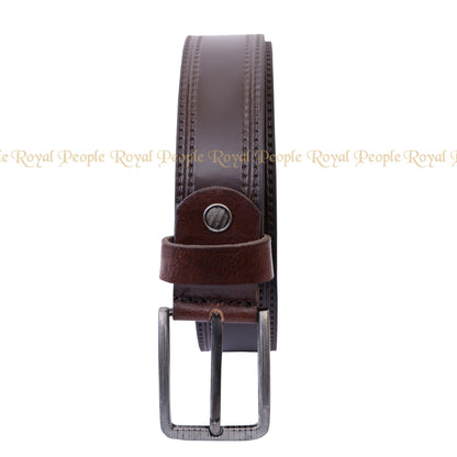 Men Casual Leather Belt