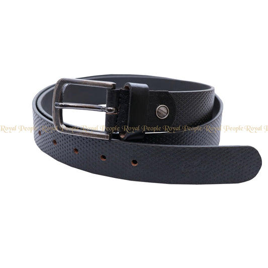 Textured Classic Leather Belt