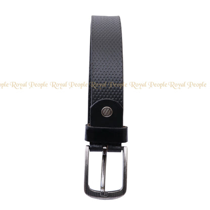 Textured Classic Leather Belt