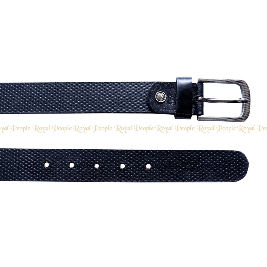 Textured Classic Leather Belt