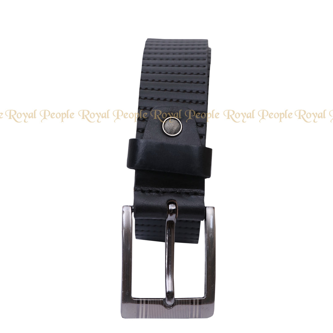 Textured Slim Belt For Men