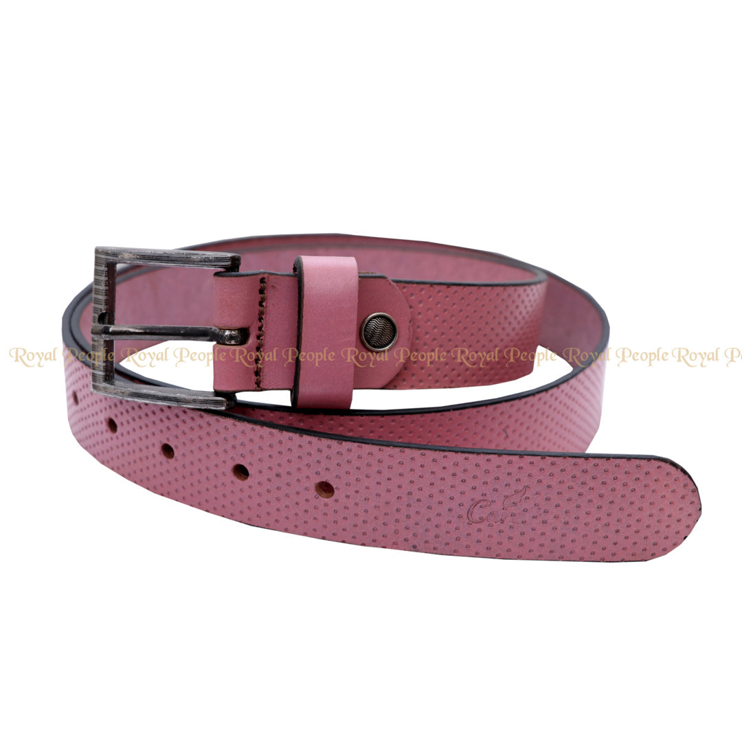 Textured Classic Leather Belt