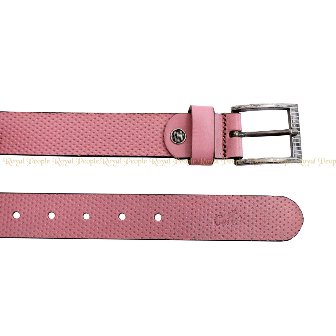 Textured Classic Leather Belt