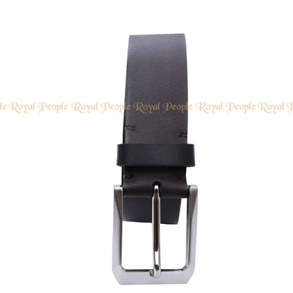 Plain Leather Belt for Men