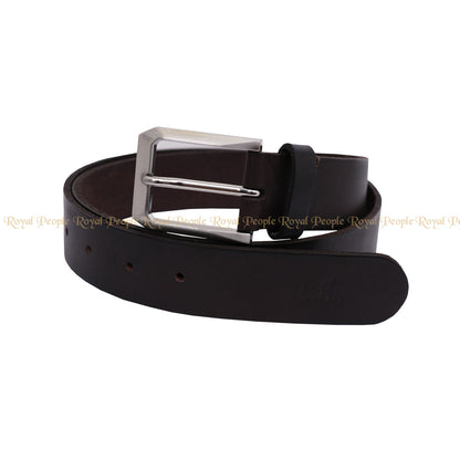 Plain Leather Belt for Men