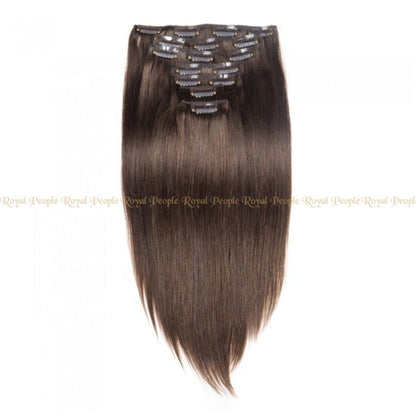 Natural Straight Clip in Hair Extensions