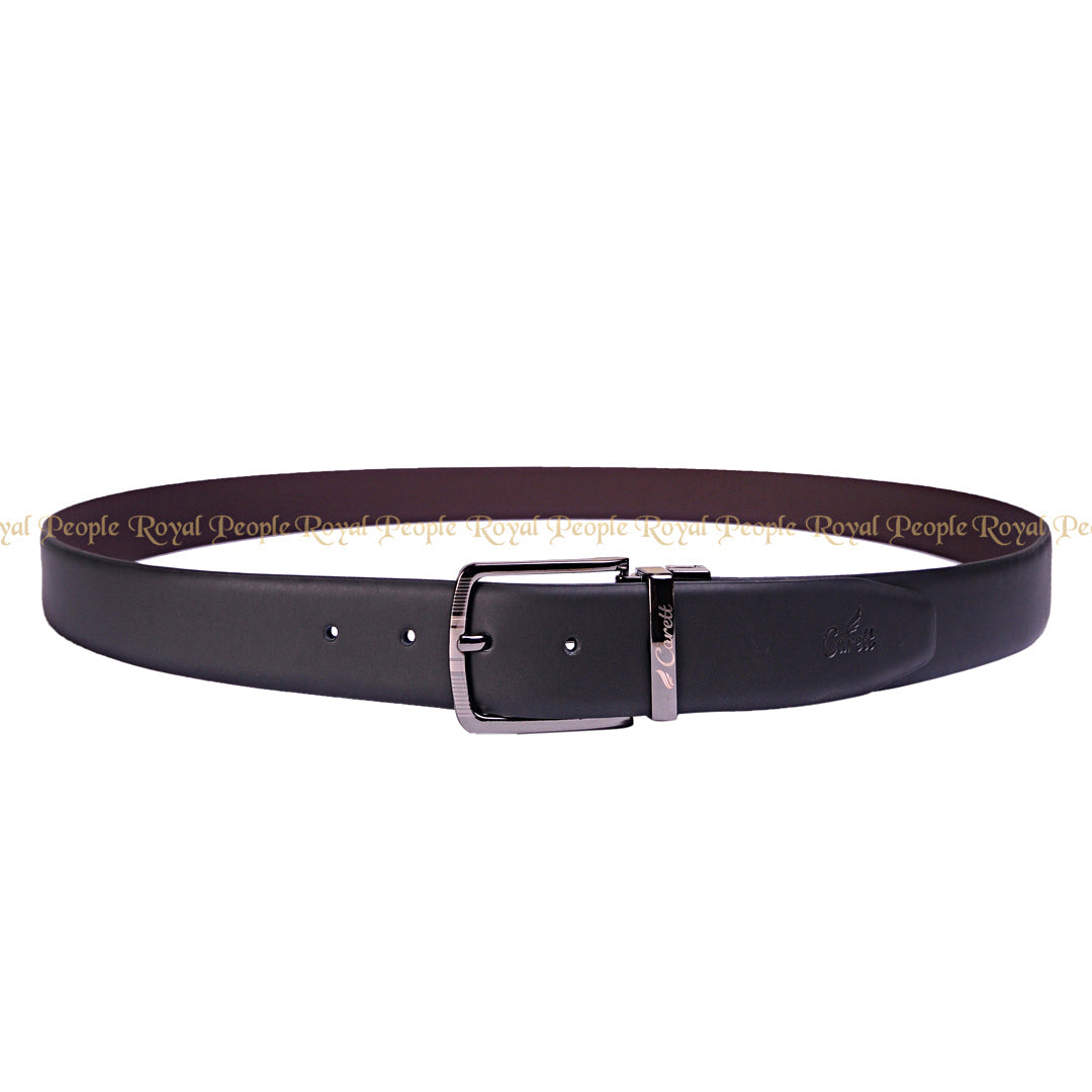 Reversible Pebbled Leather Belt