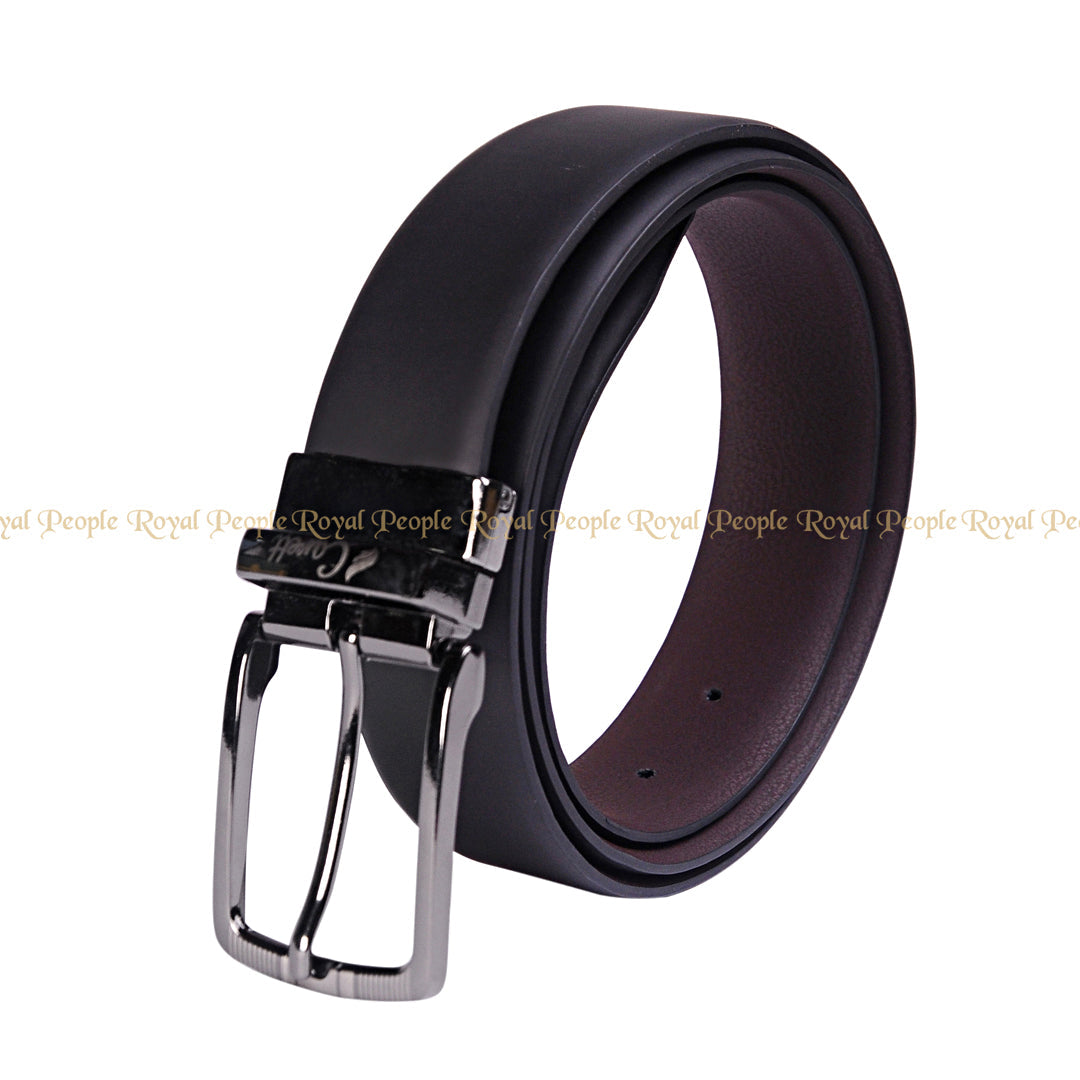 Reversible Pebbled Leather Belt