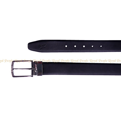 Reversible Pebbled Leather Belt