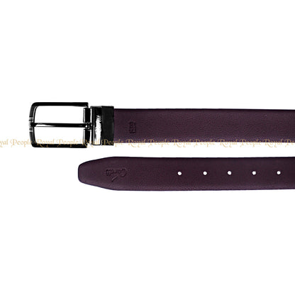 Reversible Pebbled Leather Belt