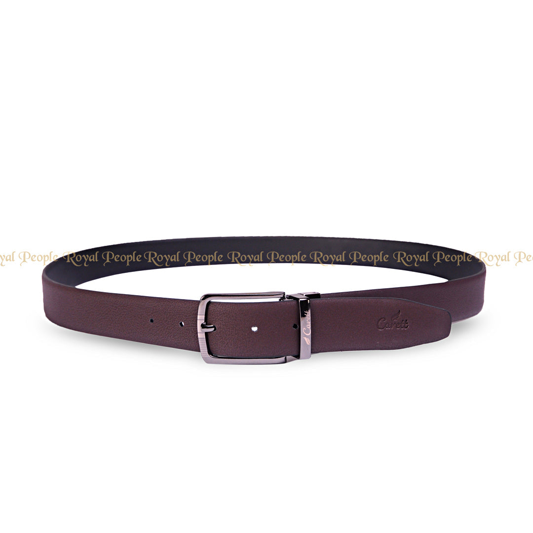 Reversible Pebbled Leather Belt