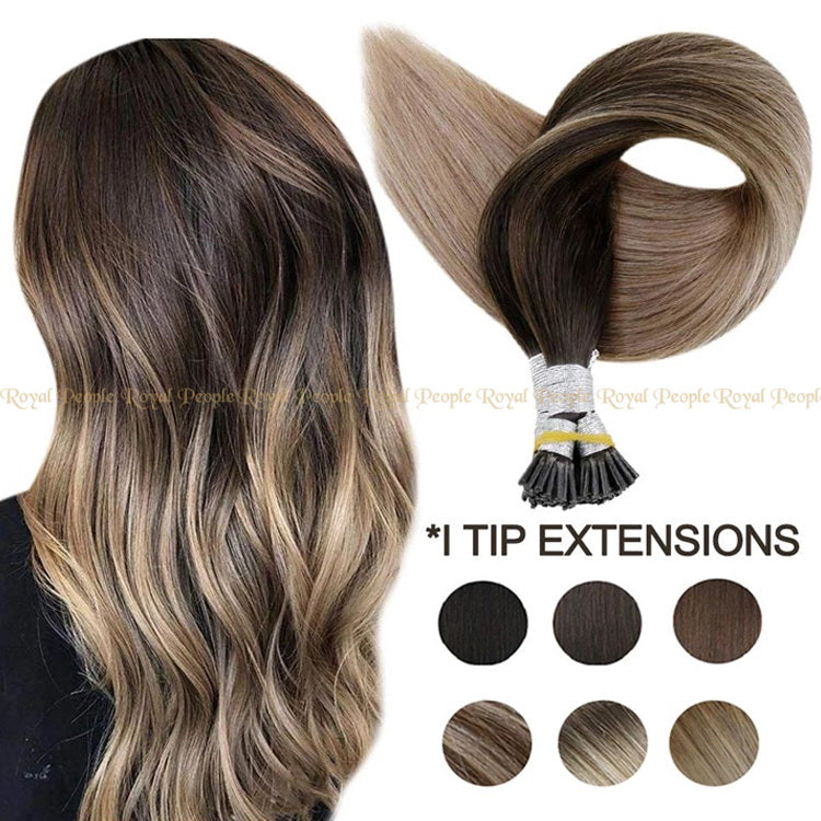 Natural I Tip Hair Extensions