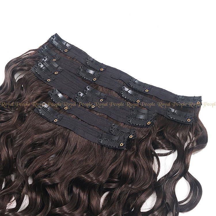 Curly Texture Double Layer Clip In Hair Extension