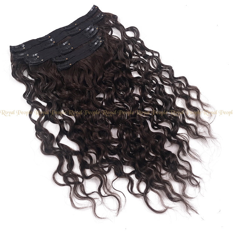 Curly Texture Double Layer Clip In Hair Extension