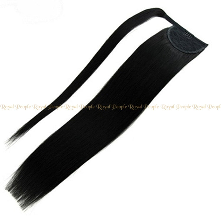 Long Straight Wrap Around Ponytail